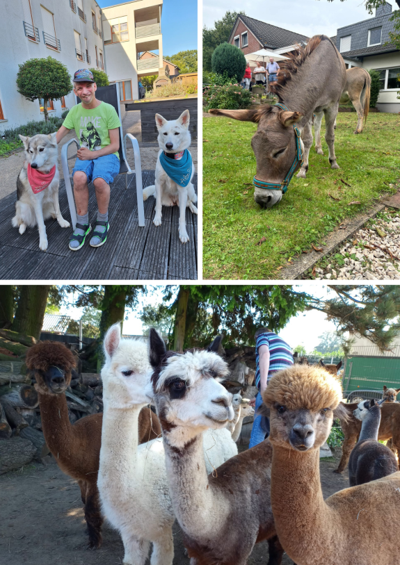 Tierische Begegnungen bei der Lebenshilfe