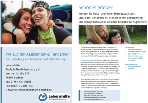 Flyer Bürgerschaftliches Engagement